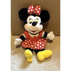 Disney Minnie Mouse 10" plush Vintage Walt Disney World Disneyland